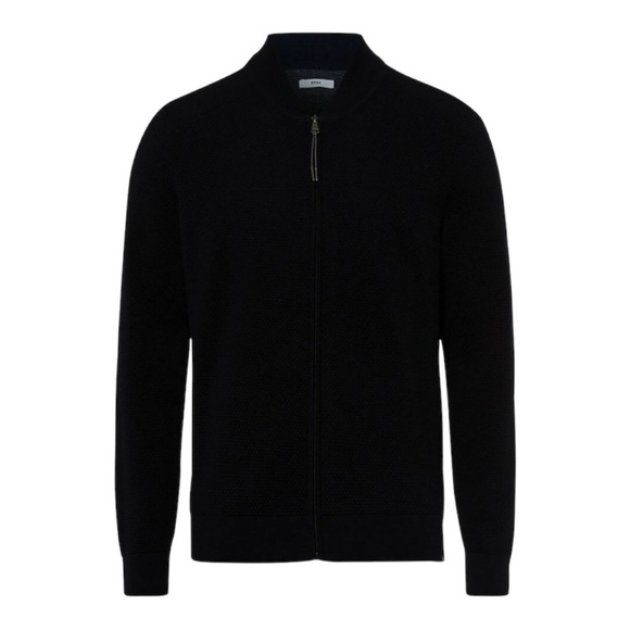BRAX JOSHUA Full Zip Sweater in navy blue - Picture 2 of 14